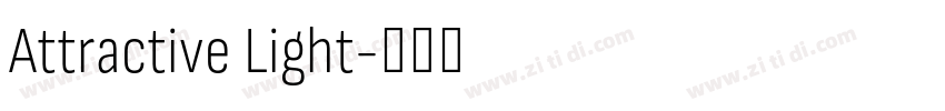 Attractive Light字体转换 Attractive Light字体转换